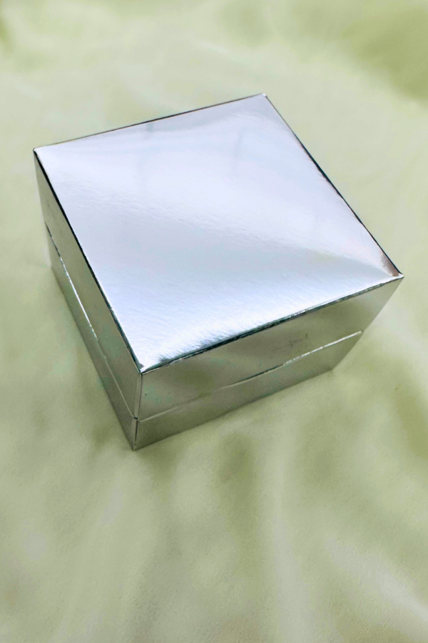 SİLVER METALİZE HEDİYE KUTUSU - Image 1