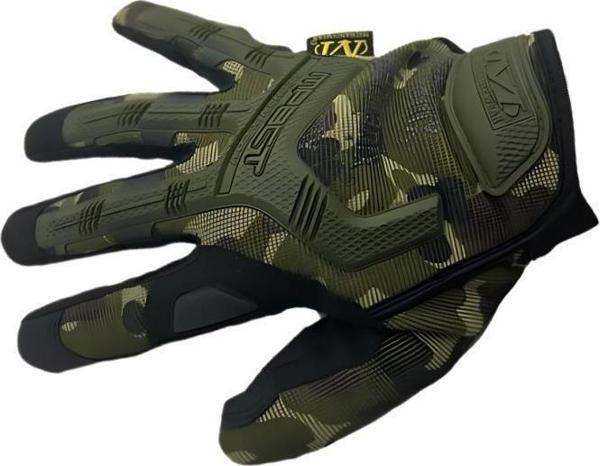 Single Sword Mechanix Tam Parmak Taktik Eldiven, Darbe Emici İş Eldiveni, Dokunmatik Özellikli Motosiklet&Spor Eldiveni, Unisex  KAMUFLAJ-XL - Image 1