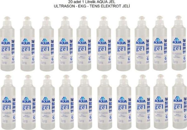Aqua Ultrason Jeli 80 Adet X1 Lt. , 4 Koli,Ekg Tens Epilasyon Jeli,Medikal Ultrason,Ultrasound Gel - Image 1