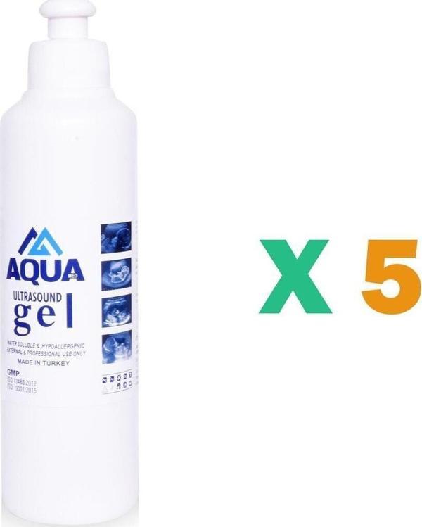 Aqua Ultrason Jeli 1 Lt X 5 - Image 1