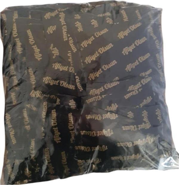 Aypack Islak Mendil Afiyet Olsun Baskılı 6X8Cm Siyah 100 - Image 1