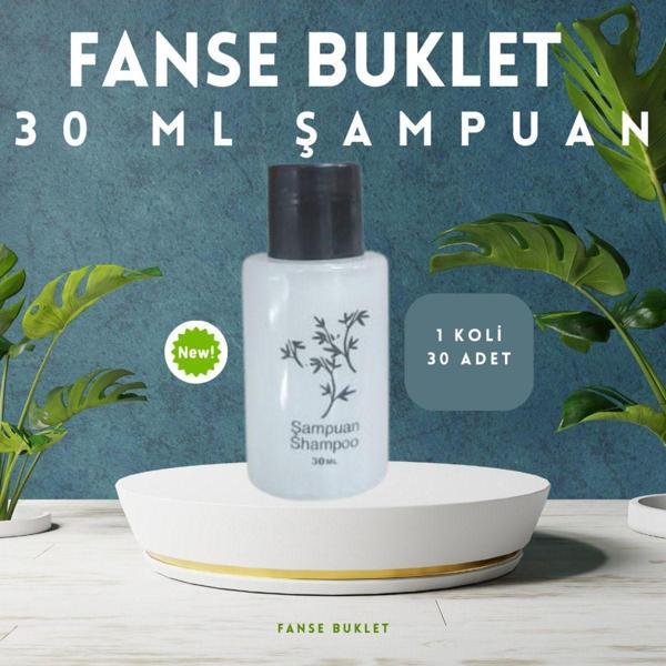 Fanse Otel Temizlik Medikal Malzemeleri Tek Kullanımlık Şampuan 30 Adet - Image 1
