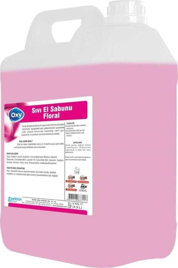 Oxy Sıvı El Sabunu 5 Kg ( 4 Adet ) - Image 1