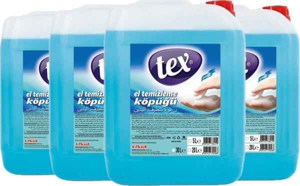 Tex Köpük El Sabunu 5 Kg - 4 Lü Paket - Image 1