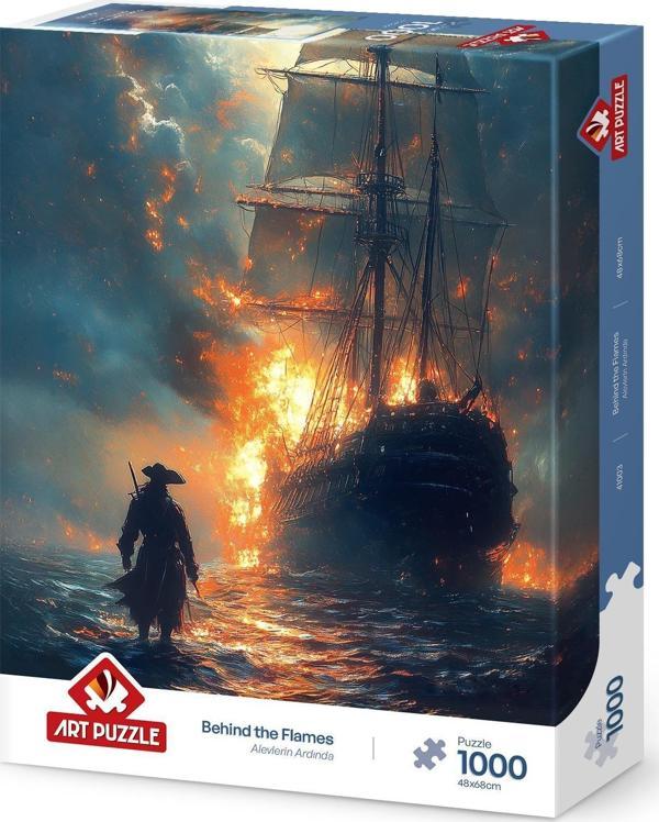 Art Puzzle Alevlerin Ardında 1000 Parça Puzzle - Image 1