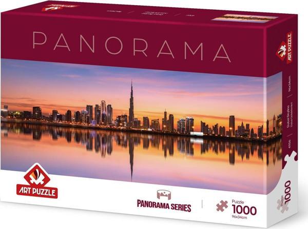 Art Puzzle Dubai Skyline 1000 Parça Panorama Puzzle - Image 1