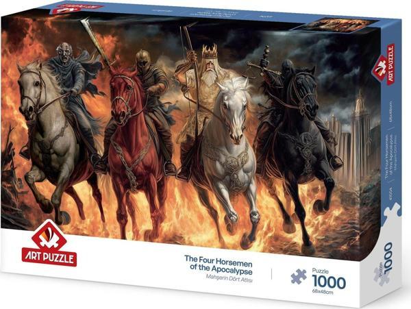 Art Puzzle Mahşerin Dört Atlısı  1000 Parça Puzzle - Image 1