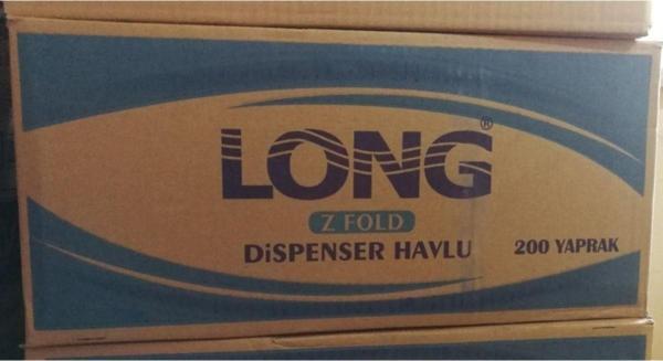 Long Dispenser Havlu 20 X 21 Cm Koli : 12 Adet 200''Lü - Image 1