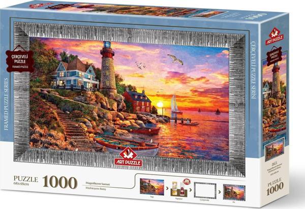 Art Puzzle Muhteşem Batış  1000 Parça Çerçeveli Puzzle - Image 1