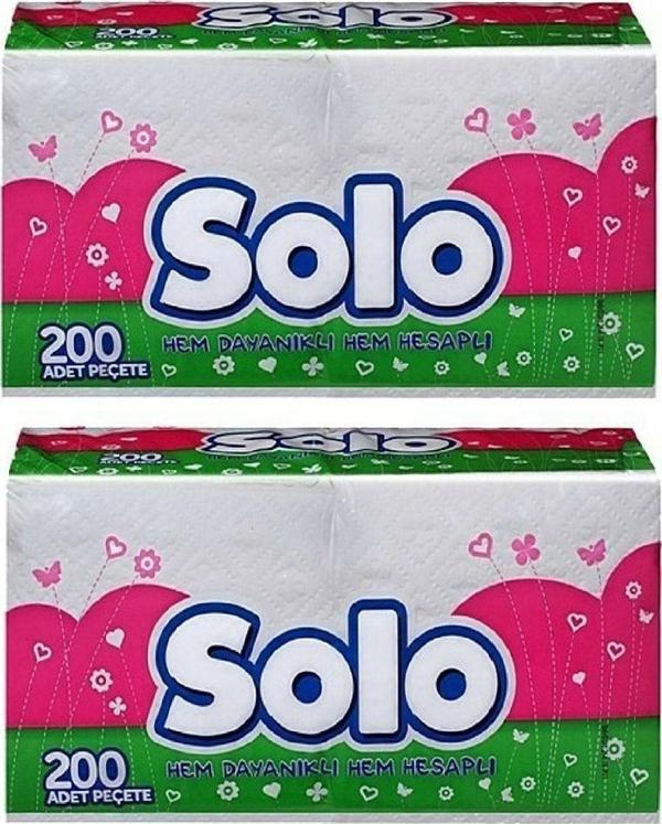 Solo Peçete 200'Lük X 2 Adet - Image 1