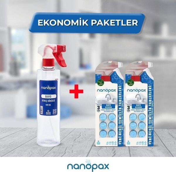2 ADET BANYO TEMİZLİK (KİREÇ SÖKÜCÜ) TEMİZLİK TABLETİ (EKONOMİK SET) - Image 1