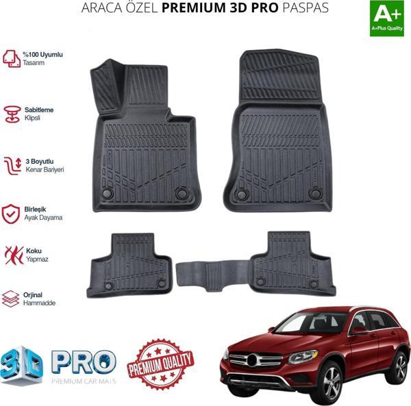 MERCEDES GLC ARACA ÖZEL 3D PASPAS 2015 2016 2017 2018 2019 2020 2021 2022 2023 - Image 1