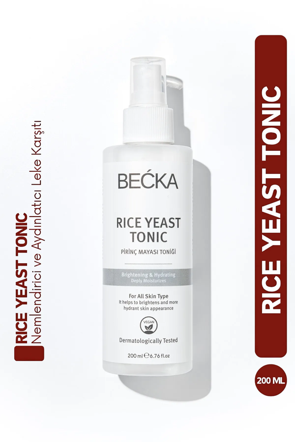 BECKA Pirinç Mayası Beyazlatıcı Aydınlatıcı Leke Karşıtı Tonik 200 ml - Image 1