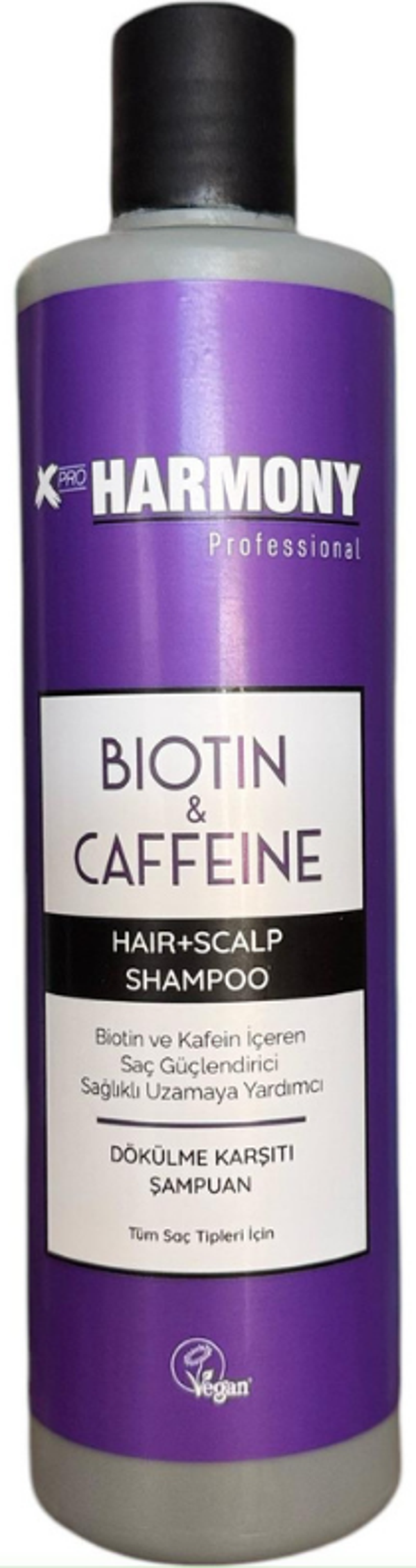 X Pro Harmony Biotin & Caffeine Hair + Scalp Shampoo Biyotin & Kafein İçerikli Şampuan 350 ml - Image 1