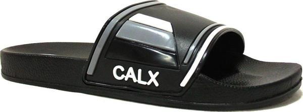 Calx Siyah Beyaz Gri Kaydırmaz Anatomik Comfort Terlik - Image 1