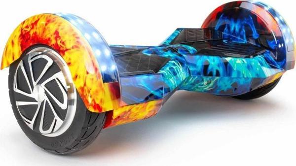 Smart Balance Elektrikli Kaykay Hoverboard 8.5 Inch Ledli Uzay Kasa Bluetooth Grafity 10 - Çantalı - Image 1