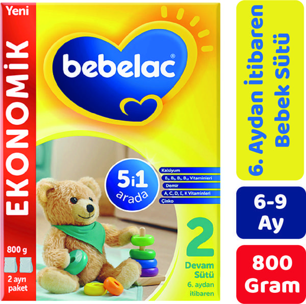 Bebelac 2 Devam Sütü 800 gr - Image 1