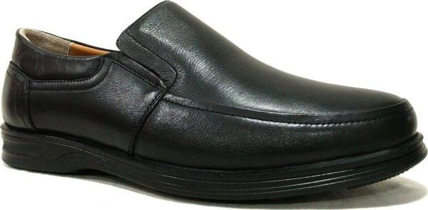 Pabuç Siyah Hakiki Deri Anatomik Comfort Erkek Ayakkabı - Image 1