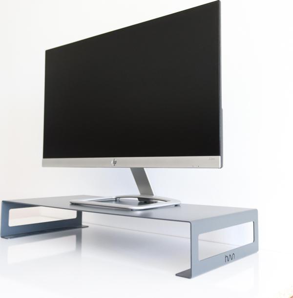 Hansdo Monitör Standı – Laptop Standı – Monitör Yükseltici – Metal – Antrasit Gri – SMS1 - Image 1