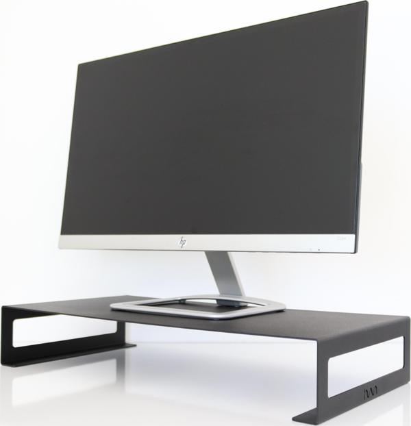Hansdo Monitör Standı – Laptop Standı – Monitör Yükseltici – Metal – Siyah – SMS1BL - Image 1