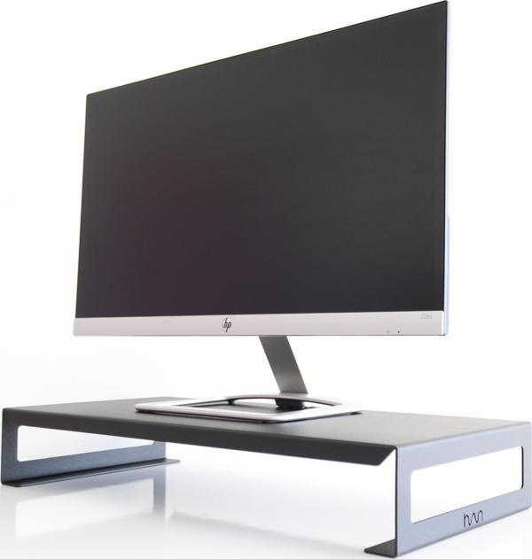 Hansdo Monitör Standı – Laptop Standı – Monitör Yükseltici – Metal – Siyah – SMS3BL - Image 1