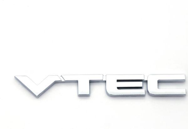 Vtec Plastik Krom Arma Bagaj Etiketi Logo Sticker - Image 1