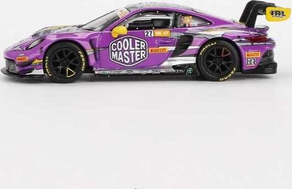 Mini GT 793 Porsche 911 GT3 R #27 HubAuto Racing 2023 FIA GT World Cup 70th Macau Grand Prix - Blister Paket - Image 1