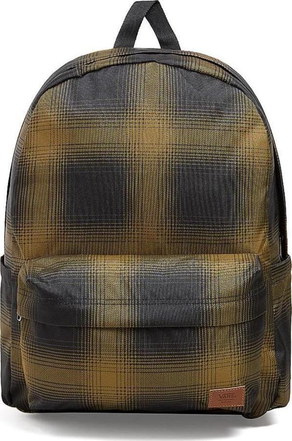 Vans Sırt Çantası Old Skool Backpack Shadow Lime VN000H4XDRI1 - Image 1