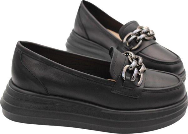 Aayak&Kabımofficial Hakiki Deri Siyah Kadın Ayakkabı Eva Taban Loafer Siyah 39 - Image 1