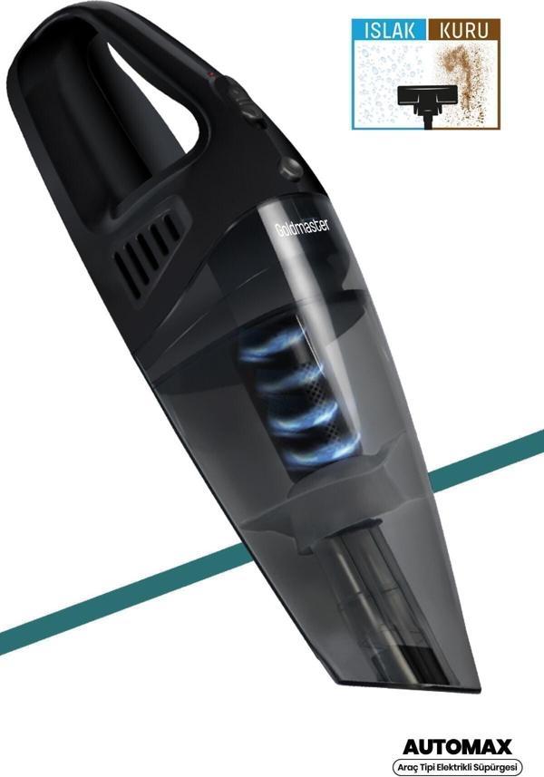 Goldmaster Automax Islak Kuru Taşınabilir Fırçalı Başlıklı Araç Tipi El Süpürgesi - Image 1