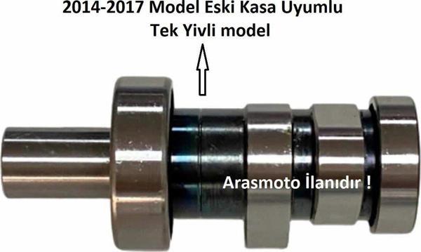 Aras Moto Bajaj Pulsar Ns 200 ,Rs 200 Uyumlu Eksantrik Mili Tek Yivli Kam Euro3 Yan Sanayi 2014-2017- - Image 1