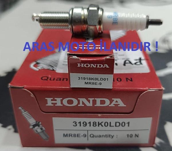 Aras Moto Honda Activa 125 Buji Orjinal Servis Kodlu Mr8E-9 Ngk Yeni Activa Buji - - Image 1