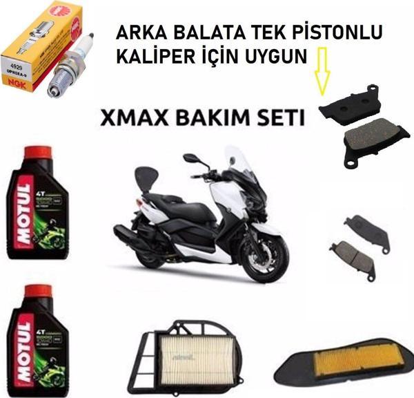 Aras Moto Xmax 250 Xcity 250 Full Bakım Seti Buji Dahil Arka Kaliper Tek Piston Model 2006-2017 - - Image 1