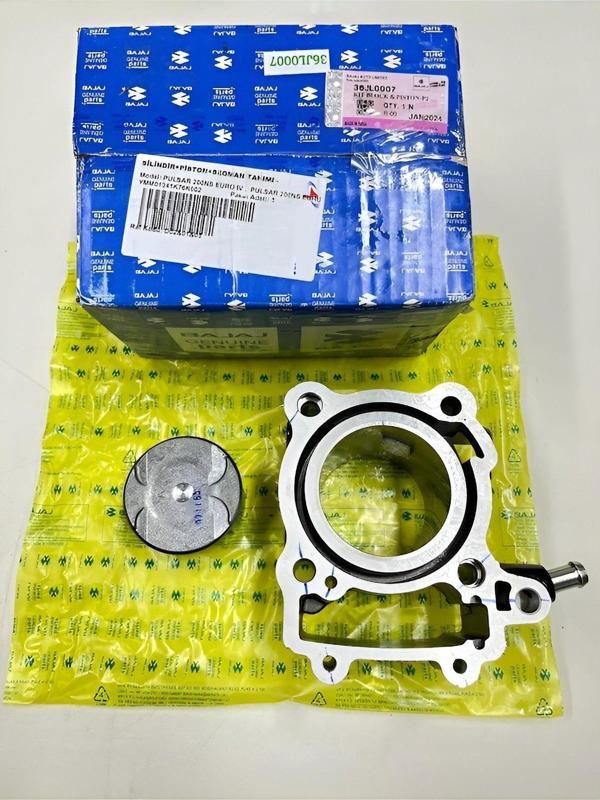 Aras Moto Bajaj Pulsar Ns 200-Rs 200 Silindir Piston Seti Orjinal Komple Set-  - Image 1