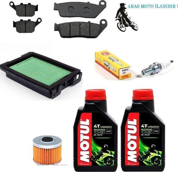 Aras Moto Honda Cbr 250 Uyumlu Bakım Seti Ngk Buji Dahil Full Set 2011-17  - Image 1