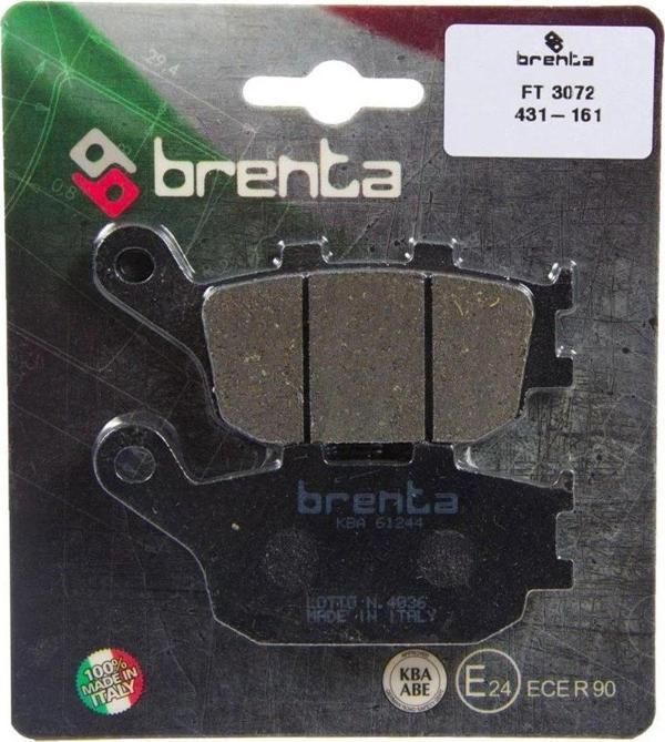 Aras Moto Brenta Organik Fren Balata Ft 3072 Arka Honda Nc700 Nc750 S X 12-13 Cb Cbr Cbf 600 Dl 650 1000 V-Strom Mt-07 Mt-09 - Image 1