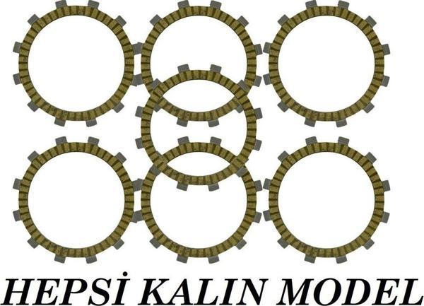 Aras Moto Cf Moto Nk 250 Uyumlu Debriyaj Balata Seti 7 Li Kevlar Isıya Dayanıklı Thailand Malı  - Image 1