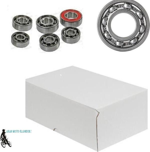 Aras Moto Honda Spacy 110 ,Activa 125S ,Alpha ,Rks Spontini 110 Uyumlu Şanzıman Rulman Seti - - Image 1