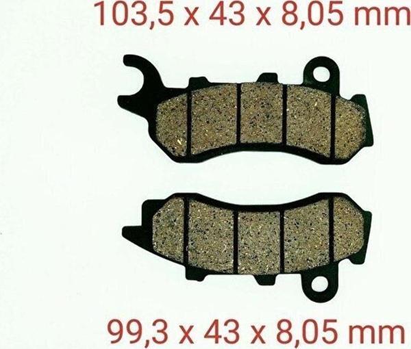Aras Moto Pcx 125 Ön Disk Balata 2010-17 Kaliteli - Image 1