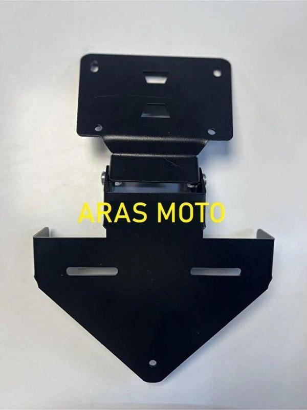 Aras Moto Yamaha Yzf R25 - Mt 25 Tam Uyumlu Plakalık Katlanır Lazer Kesim - - Image 1