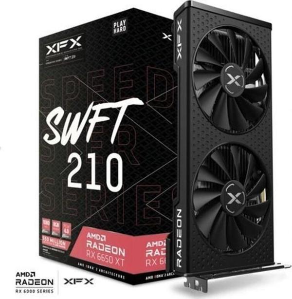 XFX 8GB RX 6650 SPEEDSTER SWFT210 GDDR6 128BİT RX-665X8DFDY 3XDP+HDMI - Image 1