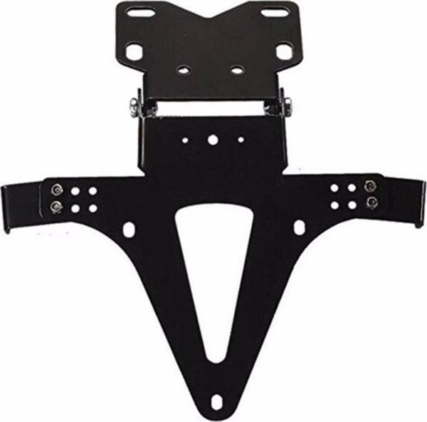 Aras Moto Universal Motosiklet Katlanır Plakalık Sinyal Bağlantılı Siyah  - Image 1