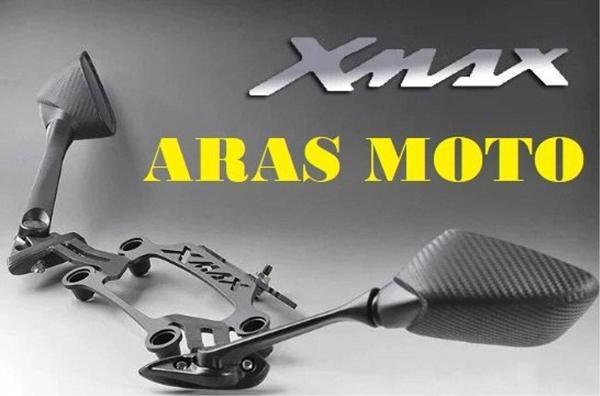 Aras Moto Xmax Katlanır Ayna Bağlantı Barı Seti (Yan Ayna Aparatı) 2018-2022 Telefon Tutucu Destekli - - Image 1