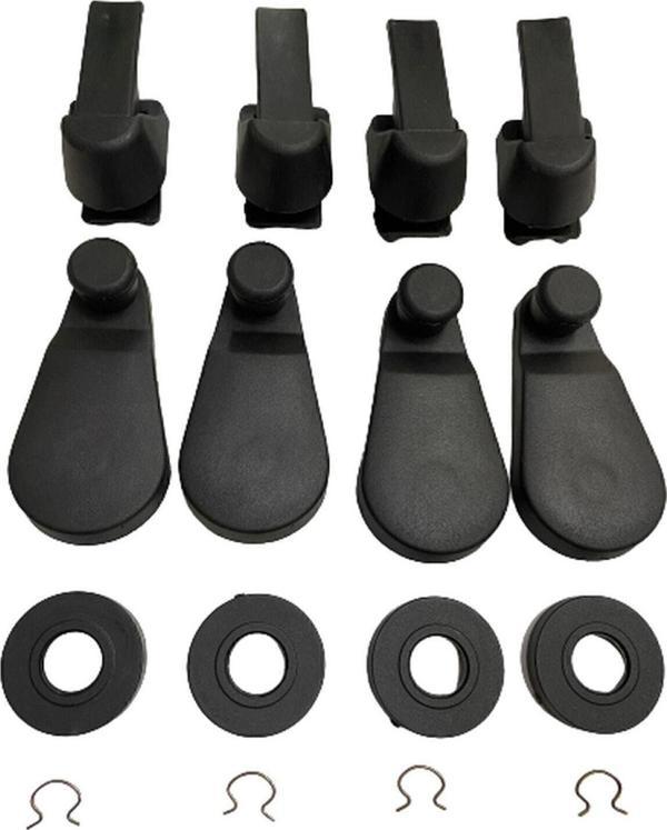Ydsilikon Tofaş Uyumlu Kapı Ve Cam Kolu 12 Parça Set Doğan Slx Kartal Şahin Kapı Ve Cam Kolu Set - Image 1