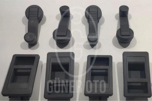 Ydsilikon Renault R9 Brodway Spring Kapı Iç Açma Kolu-Cam Açma Kolu Takım - Image 1