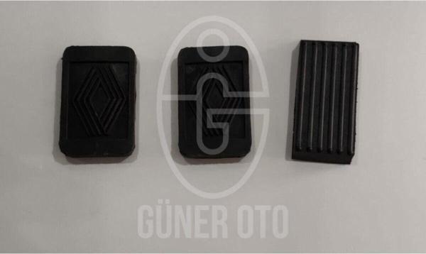 Ydsilikon Renault R12 Toros Debriyaj Fren Gaz Pedal Lastiği 3 Parça - Image 1