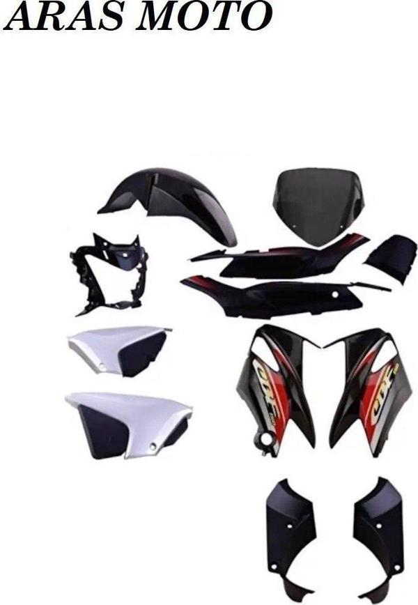 Aras Moto Honda Cbf 150 Siyah Grenaj Seti - Kaporta Seti- - Image 1