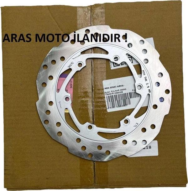 Aras Moto Bajaj Pulsar Ns 200 -Rs 200 Arka Fren Diski Orjinal ( Tüm Yıllara Uyumlu ) - - Image 1