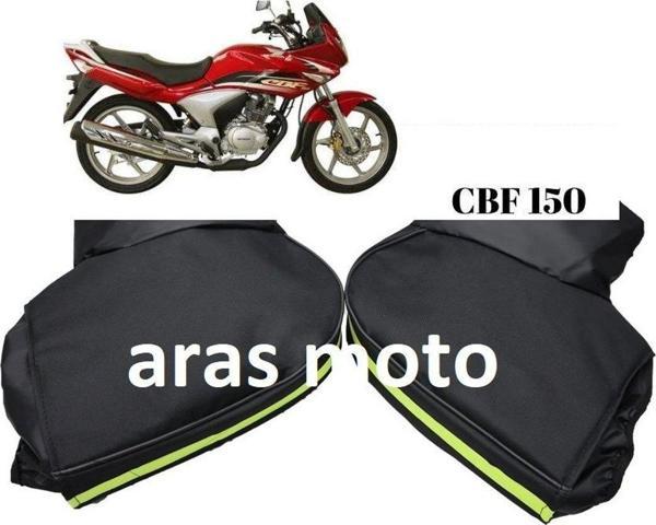 Aras Moto Honda Cbf 150 Rüzgarlık Elcik Koruma Telefon Tutuculu -  - Image 1