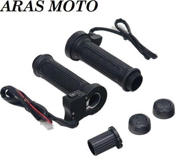 Aras Moto Motosiklet Ve Atv Elcik Isıtma 2 Kademeli Hot Grip Marka İyi Kalite -  - Image 1